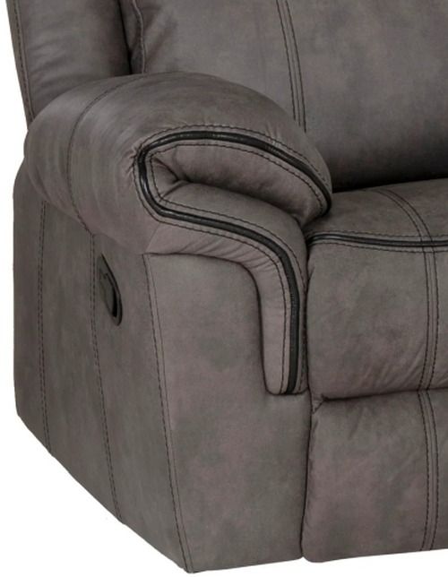 Powell® Galloway Stone Gray Manual Recliner-1