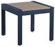 Signature Design by Ashley® East Beach Driftwood Wooden Outdoor End Table with Navy Blue Base-0