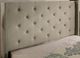 Furniture of America® Anabelle Warm Gray Eastern King Upholstered Panel Bed-2