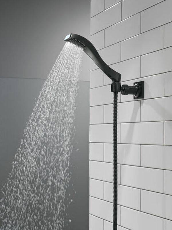 Delta Dryden® Matte Black Roman Tub Hand Shower-1
