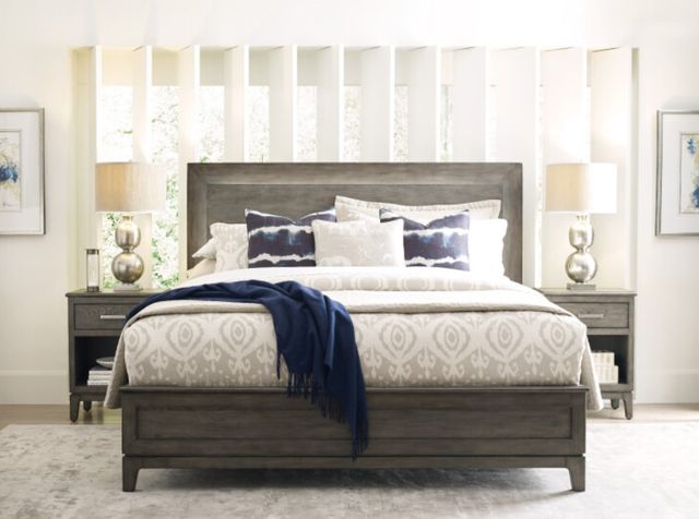 Kincaid® Cascade Gray Kline King Panel Bed-2