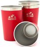 Chilly Moose 4-Piece Canoe Red Long Beach Tumbler Set-1