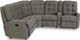 Flexsteel® Customizable Devon Gray Reclining Sectional-0