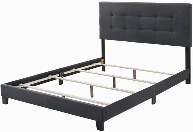 Coaster® Mapes Charcoal Full Upholstered Bed-2