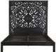 Porter International Designs Bali Black Queen Footbaord/Headboard-1