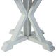 Liberty Furniture Lakeshore Gray Wash Single Pedestal Table with White Base-3