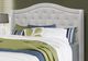 Monarch Specialties Inc. Light Grey Velvet with Chrome Trim Queen Bed-4