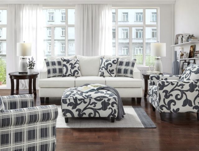 Fusion Furniture Truth or Dare Salt Sleeper Sofa-1