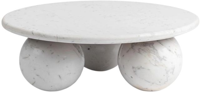 Classic Home Castello Atenea White Coffee Table-2