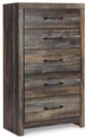 Signature Design by Ashley® Drystan 4-Piece Brown Queen Bookcase Bedroom Set-4