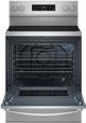 Whirlpool® 30" Fingerprint Resistant Stainless Steel Freestanding Glass-Top Electric Range with Air Cooking Technology-1