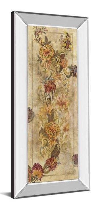 Classy Art Fleur Delicate Il by Georgie Mirrored Frame Wall Art-1