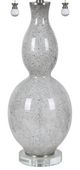 Crestview Collection Adriel Gray/White Table Lamp-1