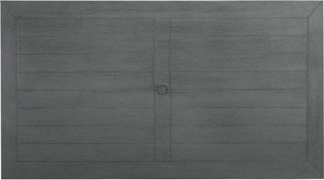Signature Design by Ashley® Elite Park Gray Aluminum Outdoor Dining Table-3