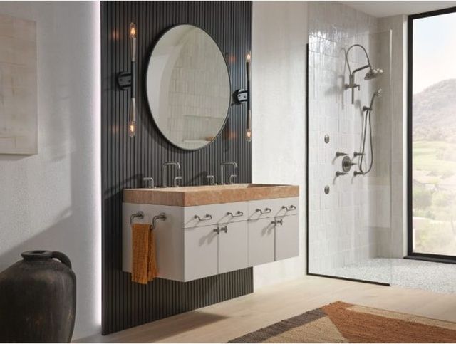 Brizo Litze® Brilliance® Luxe Steel® 8" Towel Bar-1