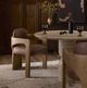 Four Hands Woltz Drifted Oak/Palermo Cigar Dining Chair-1
