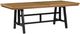 Signature Design by Ashley® Galliden Brown Dining Table with Black Base-0