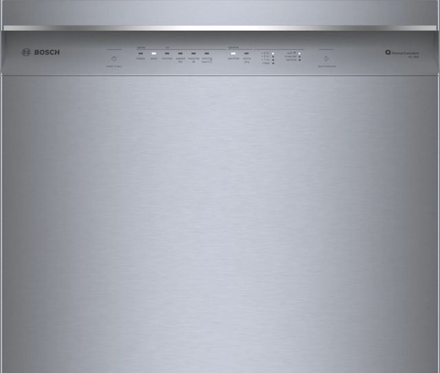 Bosch® 300 Series 24" Stainless Steel Front Control Built In Dishwasher-3