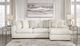 Signature Design by Ashley® Chessington 2-Piece Ivory Right-Arm Facing Sectional and Chaise-1