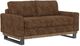 International Furniture Direct Mita Brown Loveseat-0