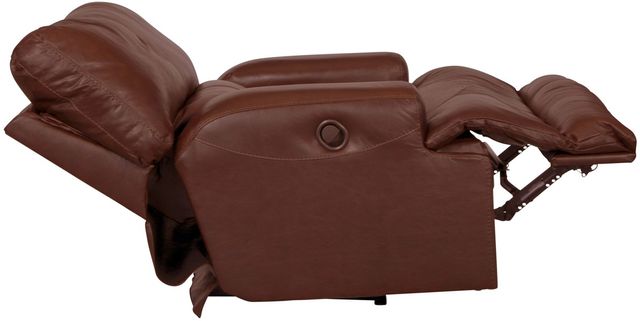 Catnapper® Wembley Walnut Leather Lay Flat Recliner-5