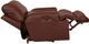 Catnapper® Wembley Walnut Leather Lay Flat Recliner-5