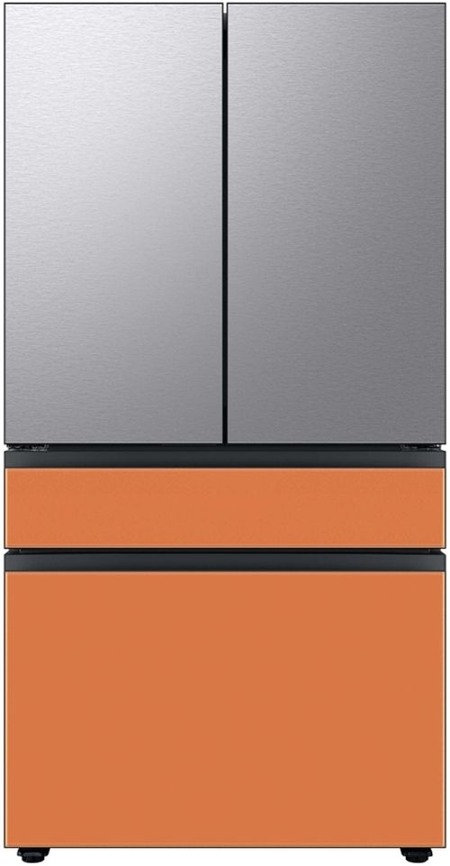Samsung Bespoke 18" Stainless Steel French Door Refrigerator Top Panel-3