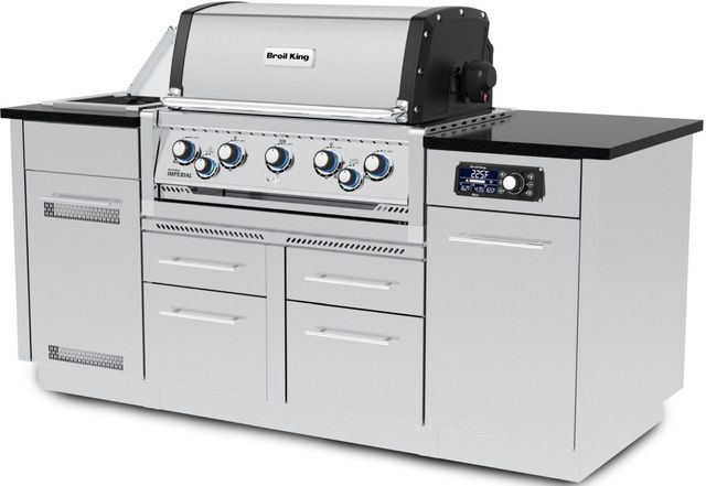 Broil King® Imperial™ QS 590i 5-Burner Stainless Steel Built-in Liquid Propane Grill-4