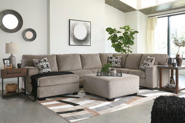 Signature Design by Ashley® Ballinasloe Platinum Oversized Accent Ottoman-2