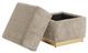 Furniture of America® Krysten Silver Gray Storage Stool-2