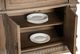 Furniture of America® Seven Oaks 2-Piece Weathered Oak Hutch and Buffet Set-5