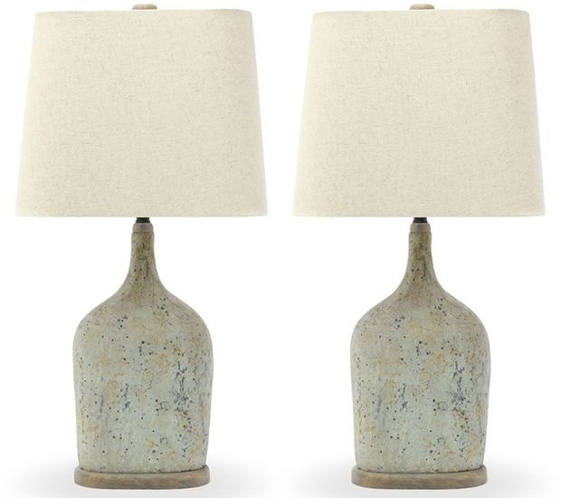 Signature Design by Ashley® Maribeth 2-Piece Sage Paper Table Lamps-0