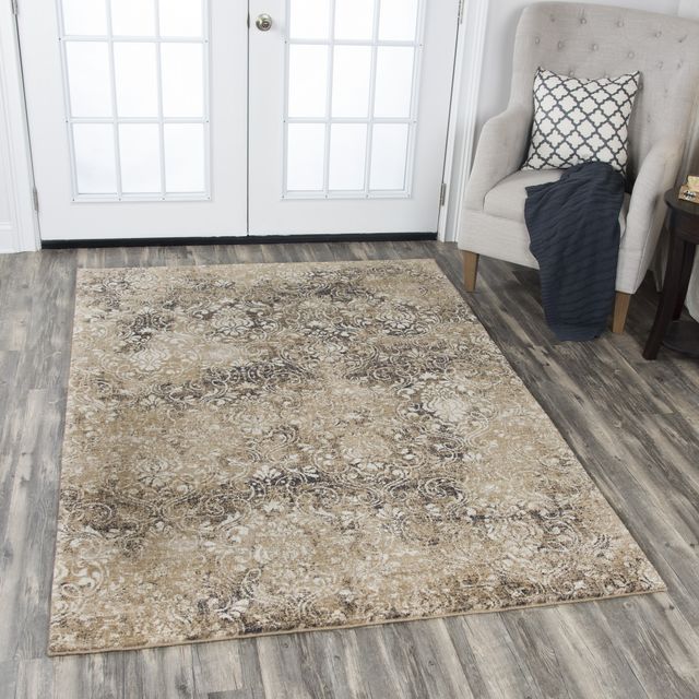 Rizzy Home Gossamer Ivory 2'6" x 8' Runner Rug-3
