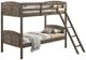Coaster® Flynn Weathered Brown Twin Over Twin Bunk Bed-0