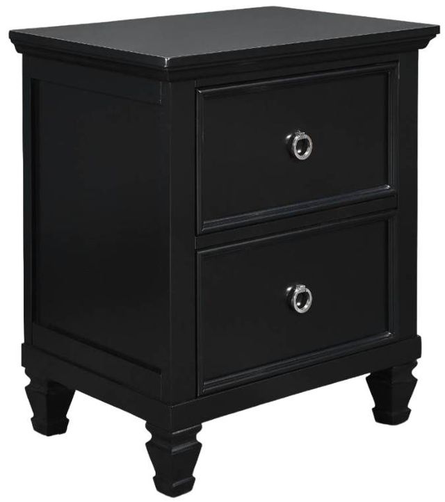 New Classic® Home Furnishings Tamarack Black Nightstand-0