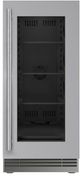 U-Line®  Home Collection 15" 2.8 Cu. Ft. Stainless Steel Refrigerator with Glass Door-0