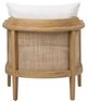 Dovetail Furniture Miera Natural/Off White Occasional Chair-3