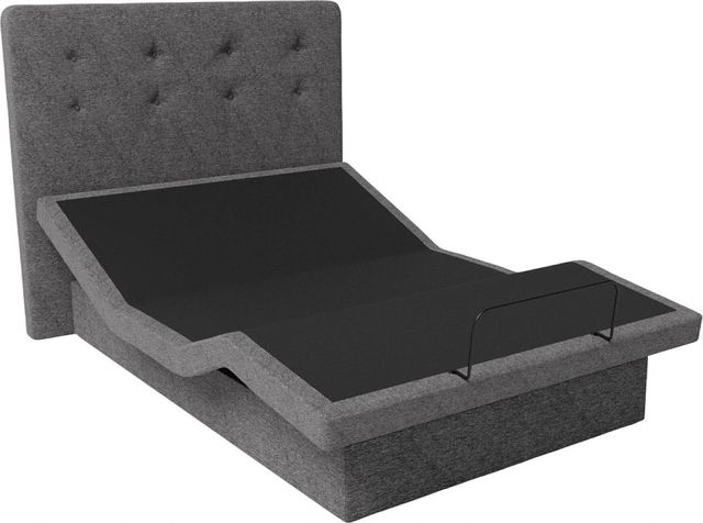 Beaudoin Dawn House Slate Full Adjustable Bed-0