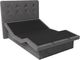 Beaudoin Dawn House Slate Full Adjustable Bed-0