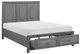 Homelegance® Garretson Gray Queen Platform Storage Bed-3