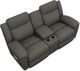 La-Z-Boy® Joel Charcoal Power Reclining Loveseat with Console and Headrest-2