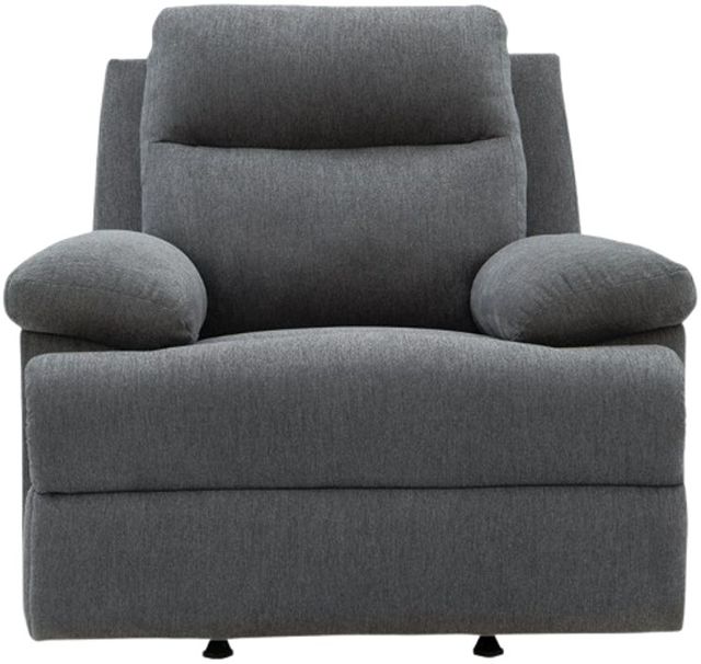 Signature Design by Ashley® Tarrant Charcoal Manual Rocker Recliner-1