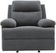 Signature Design by Ashley® Tarrant Charcoal Manual Rocker Recliner-1