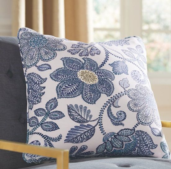 Signature Design by Ashley® Miriam 4-Piece Blue/Cream Pillows-2