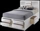 ACME Furniture Ireland White Eastern King Bookcase Bed with Storage-2