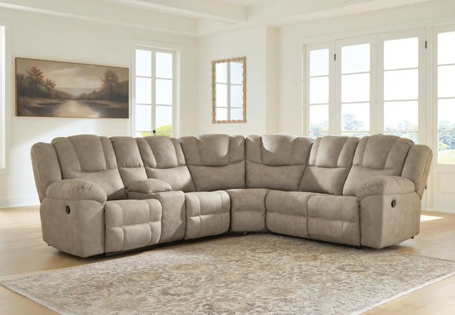 Signature Design by Ashley® Pearce-Pike 3-Piece Birch 119" Manual Reclining Modular Sectional with Console-1