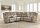 Signature Design by Ashley® Pearce-Pike 3-Piece Birch 119" Manual Reclining Modular Sectional with Console-1