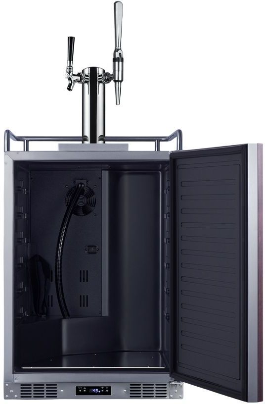 Summit® 24" Panel Ready Built In Kegerator-1