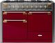AGA™ Elise Series 48" Stainless Steel Pro Style Dual Fuel Range with Cranberry Door-0