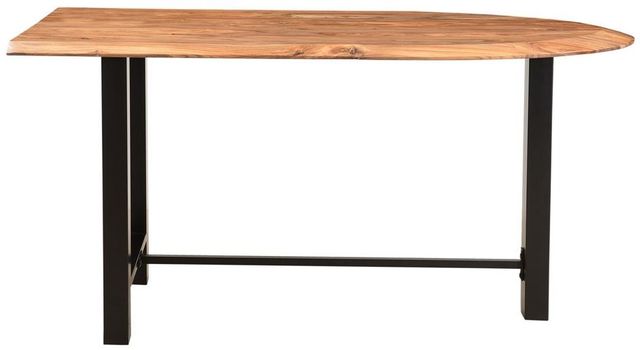 Coast2Coast Home™ Hill Crest Brown Counter Height Dining Table with Black Base-3